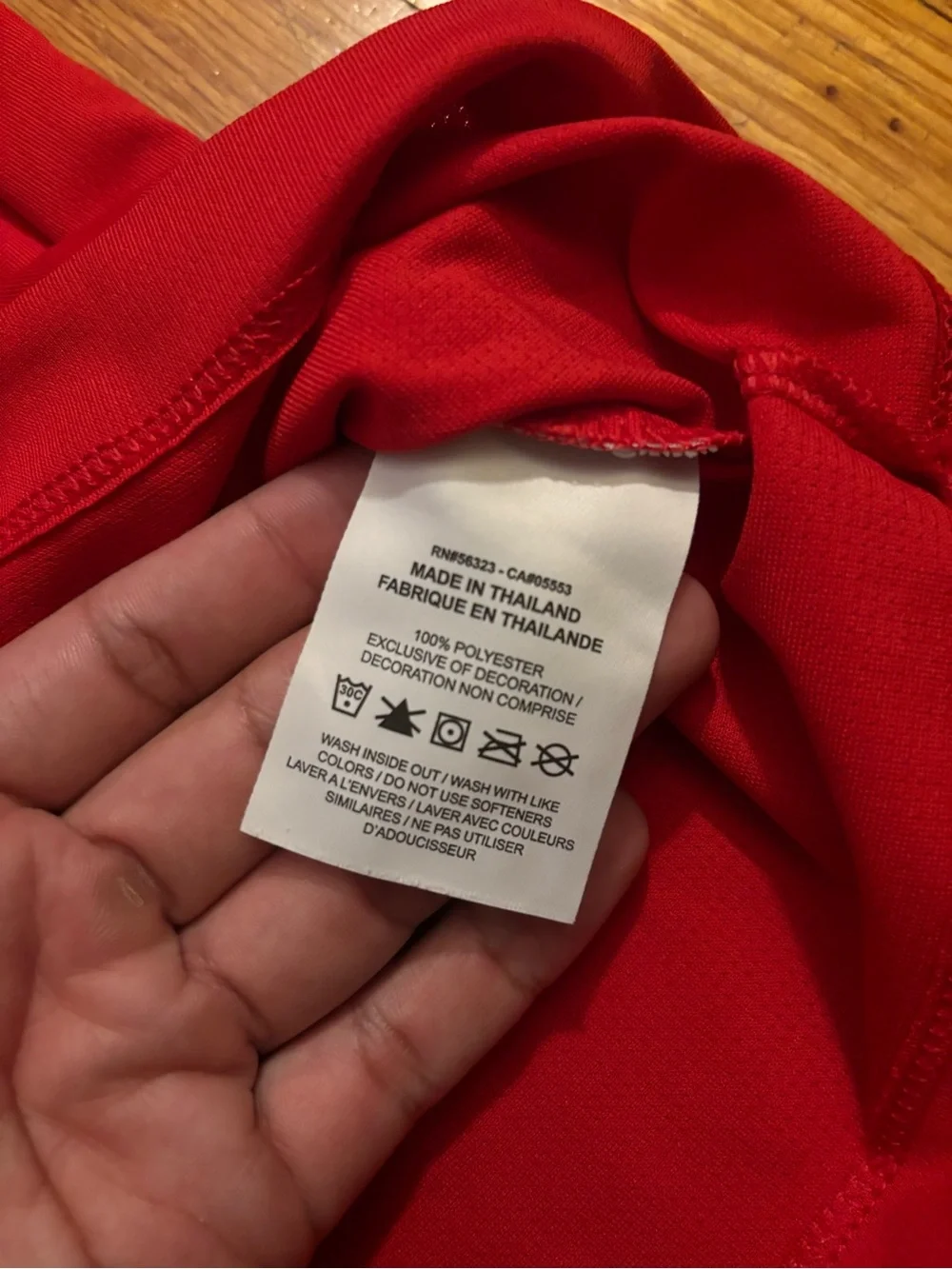 Nike Milwaukee Tools  red polyester polo shirt Large